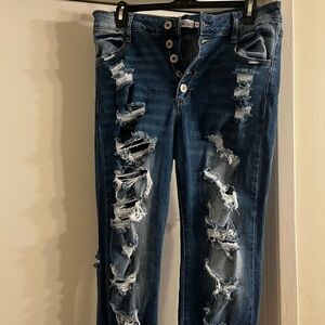 Rue 21 Ripped Skinny Jeans